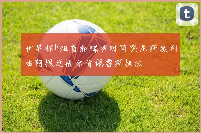 世界杯F组首轮瑞典对阵突尼斯裁判由阿根廷福尔肯佩雷斯执法